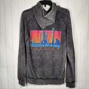 Lane Seven L7 Stone Wash Sweatshirt Hoodie Arizona Travel Hipster Pullover Small